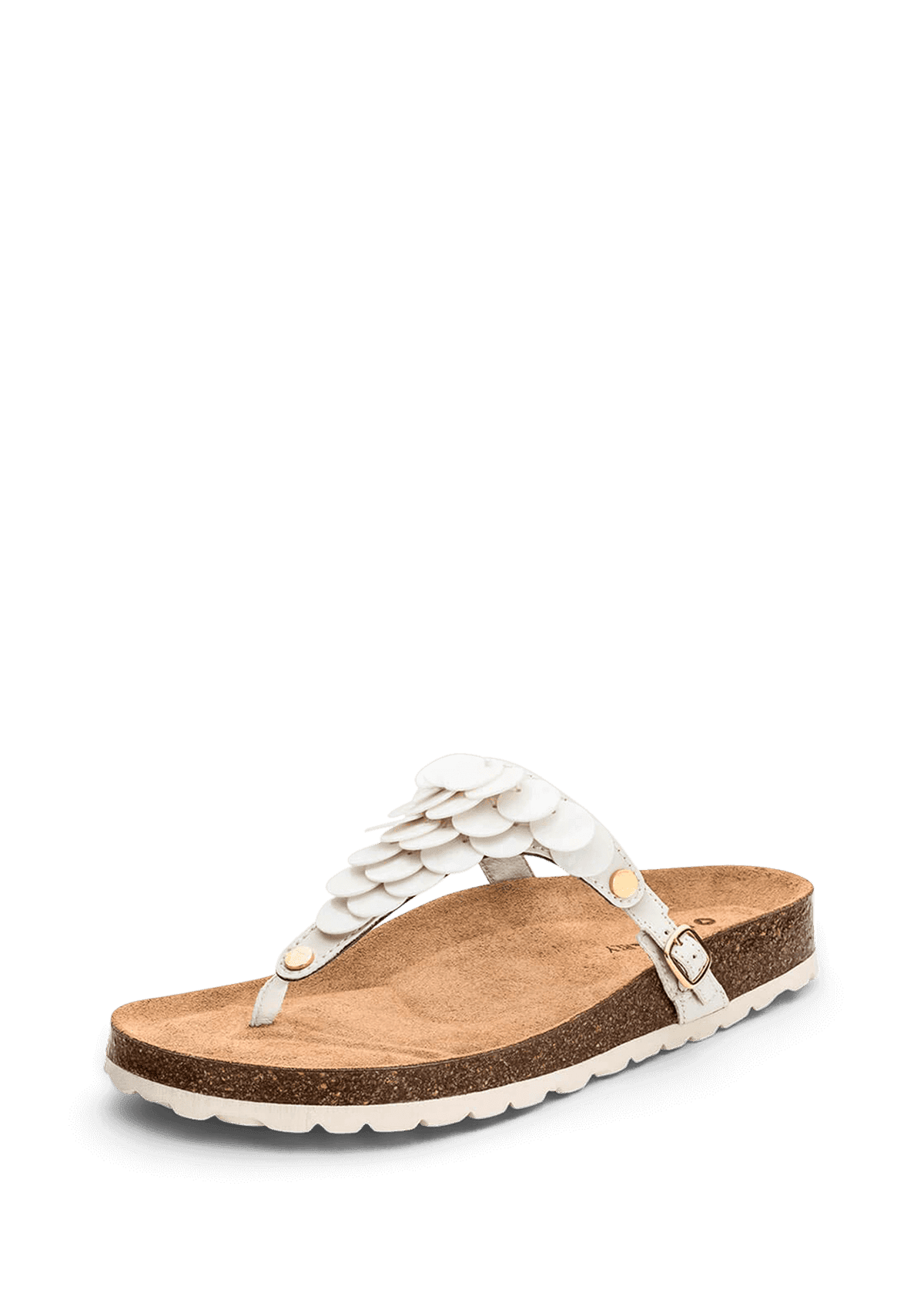 Frontalansicht auf neutralem Hintergrund des Produktes Shiny Plate in der Farbe Crema