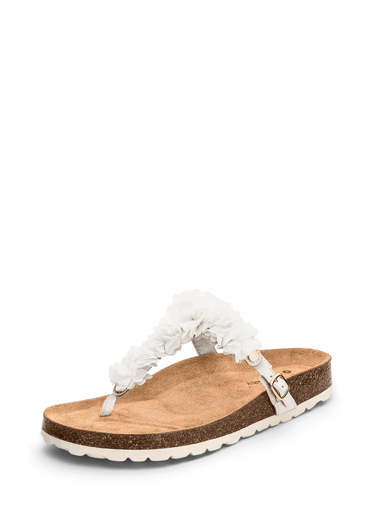 Frontalansicht auf neutralem Hintergrund des Produktes Soft Flower in der Farbe Casual Cork Crema