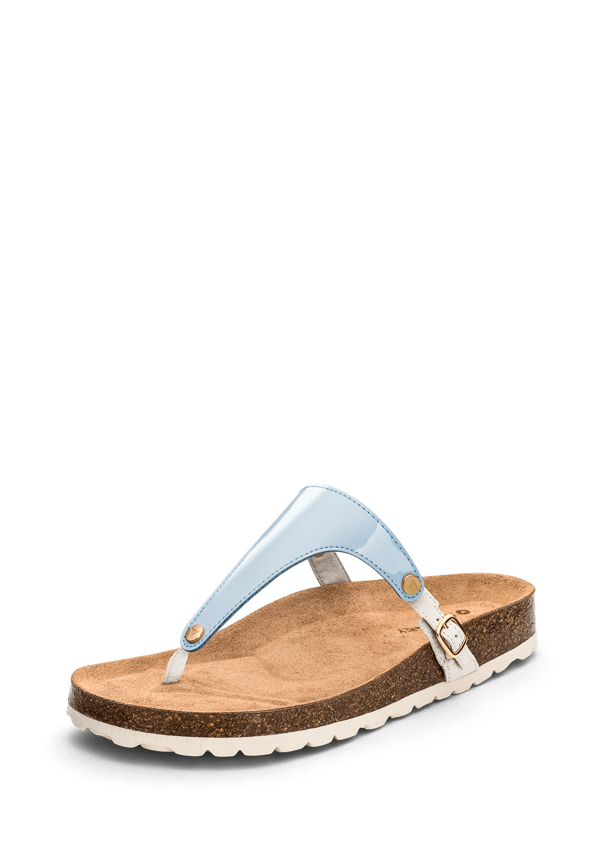 Frontalansicht auf neutralem Hintergrund des Produktes City Gloss in der Farbe Casual Cork Crema