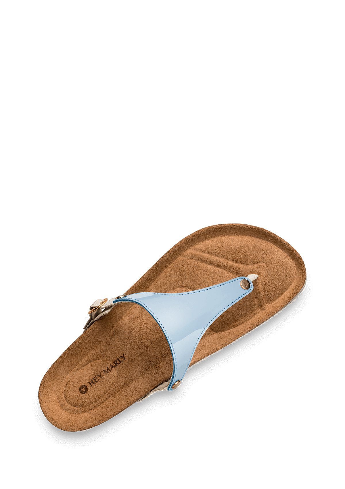 Seitenansicht auf neutralem Hintergrund des Produktes City Gloss in der Farbe Casual Cork Crema