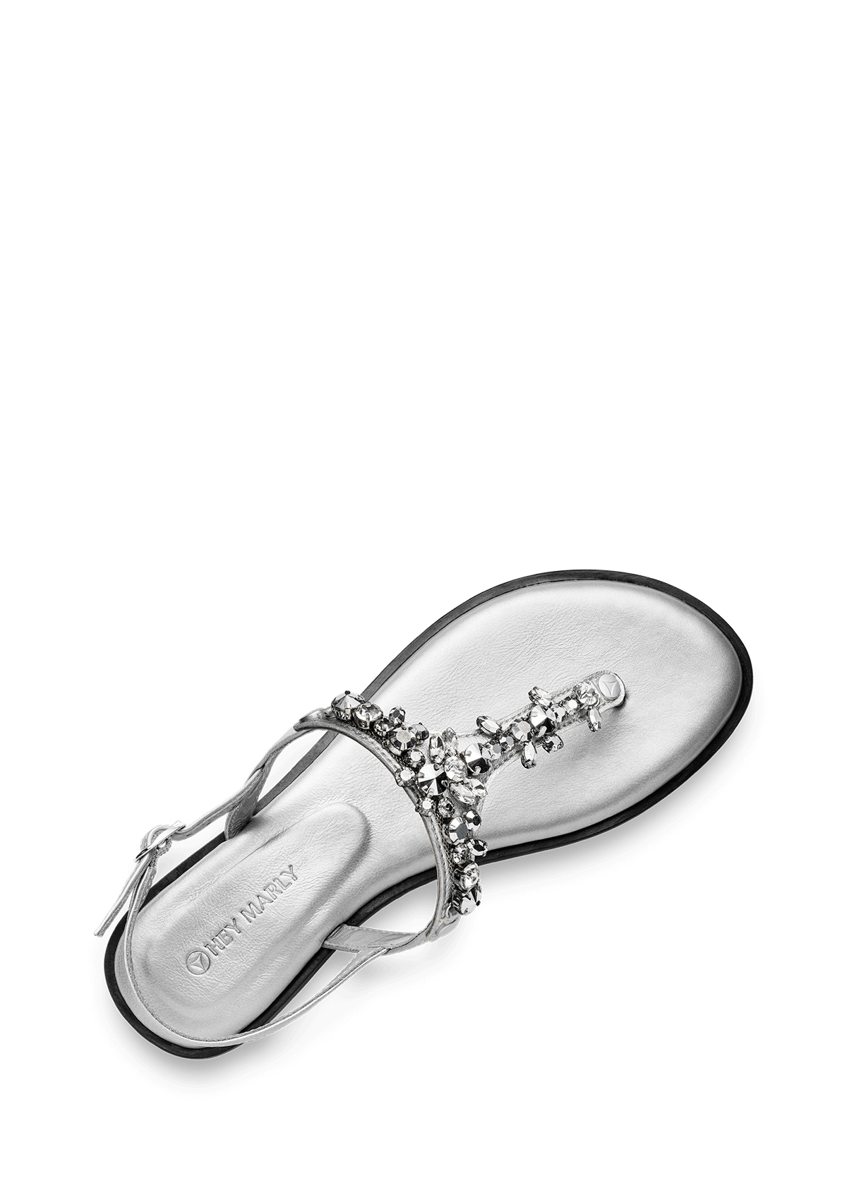 Seitenansicht auf neutralem Hintergrund des Produktes Brilliant Life in der Farbe Classic Silver
