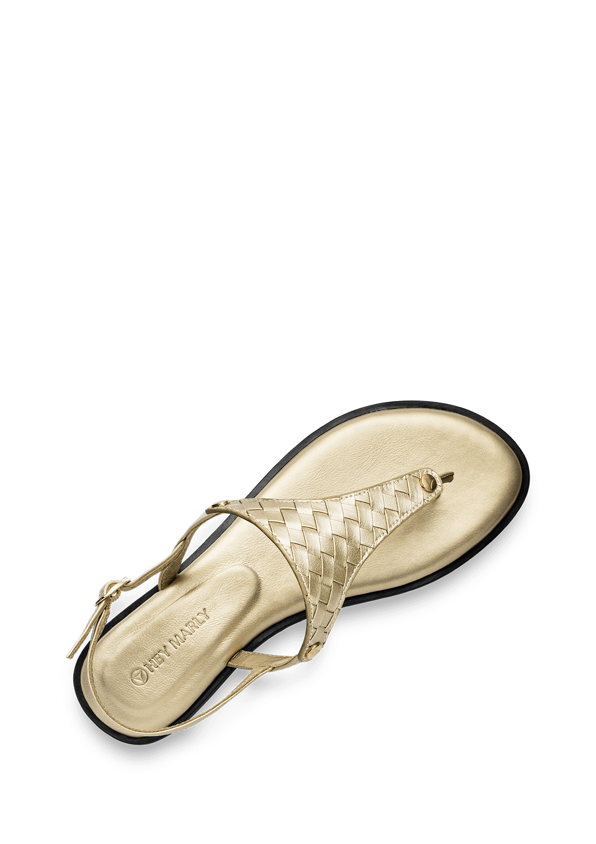 Seitenansicht auf neutralem Hintergrund des Produktes Urban Twist in der Farbe Classic Gold