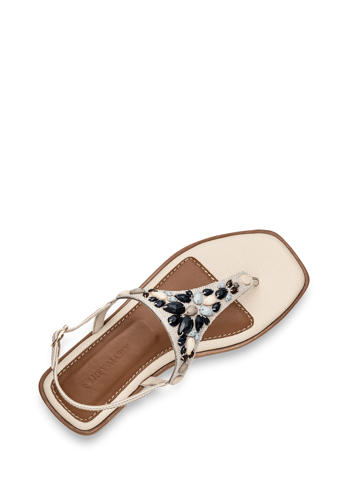 Produktabbildung auf neutralem Hintergrund des Produktes Eternal Summer in der Farbe Chic Canvas Crema-Cognac