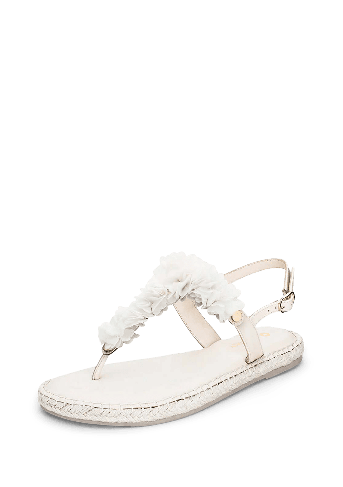 Frontalansicht auf neutralem Hintergrund des Produktes Soft Flower in der Farbe White