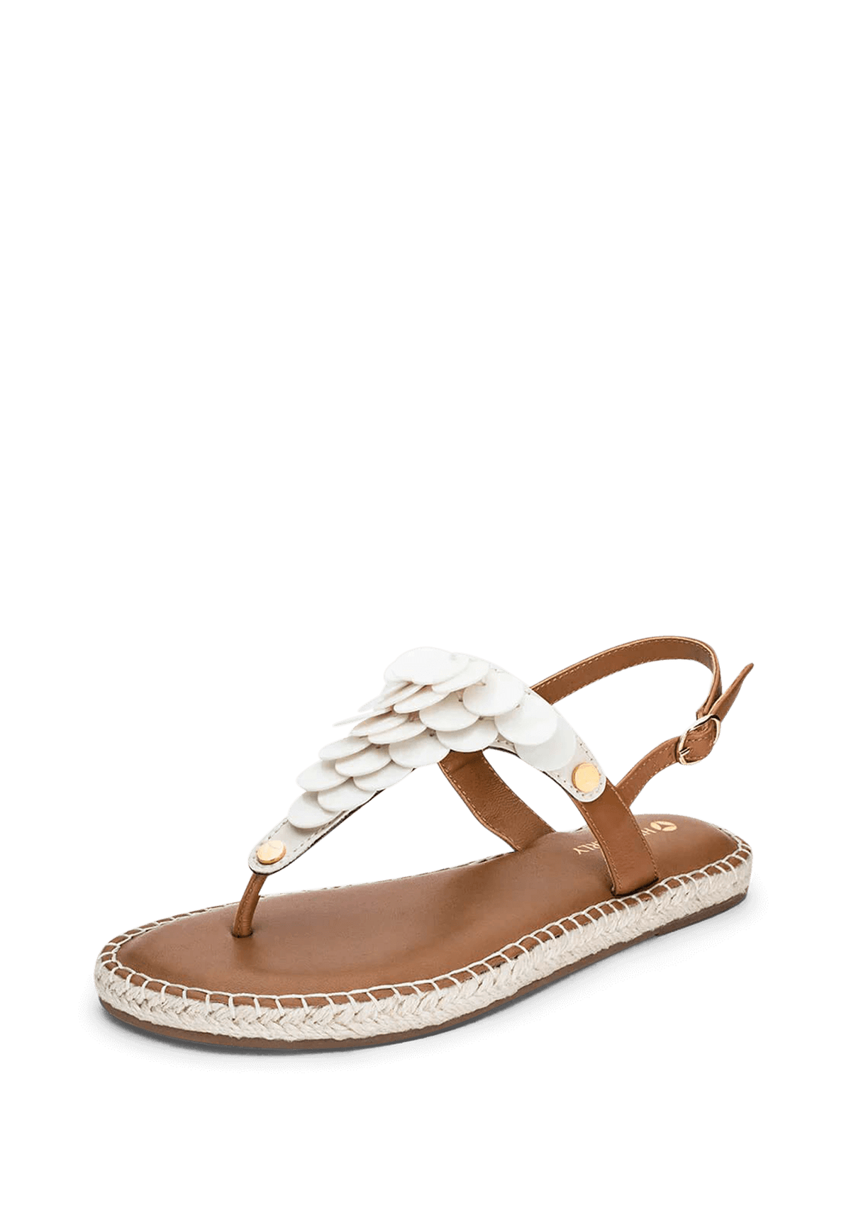 Frontalansicht auf neutralem Hintergrund des Produktes Shiny Plate in der Farbe Crema