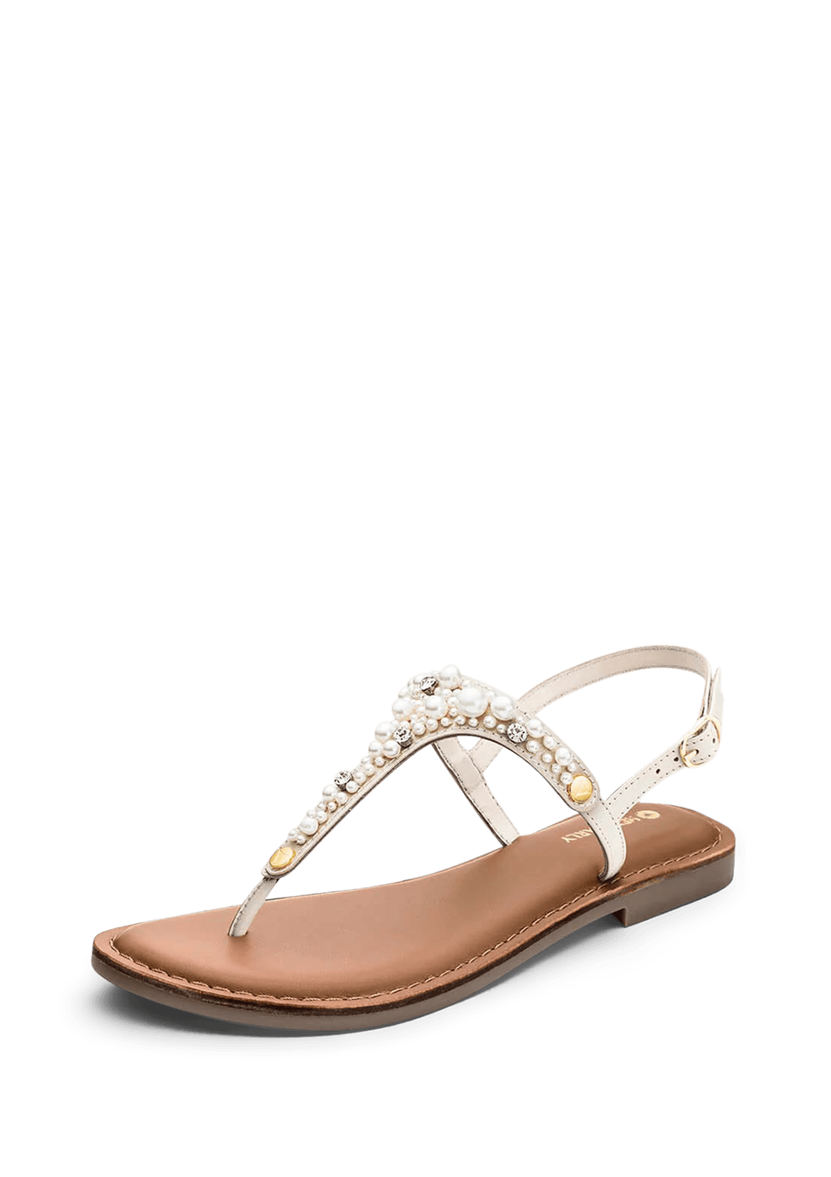 Frontalansicht auf neutralem Hintergrund des Produktes Precious Pearl in der Farbe Classic Crema