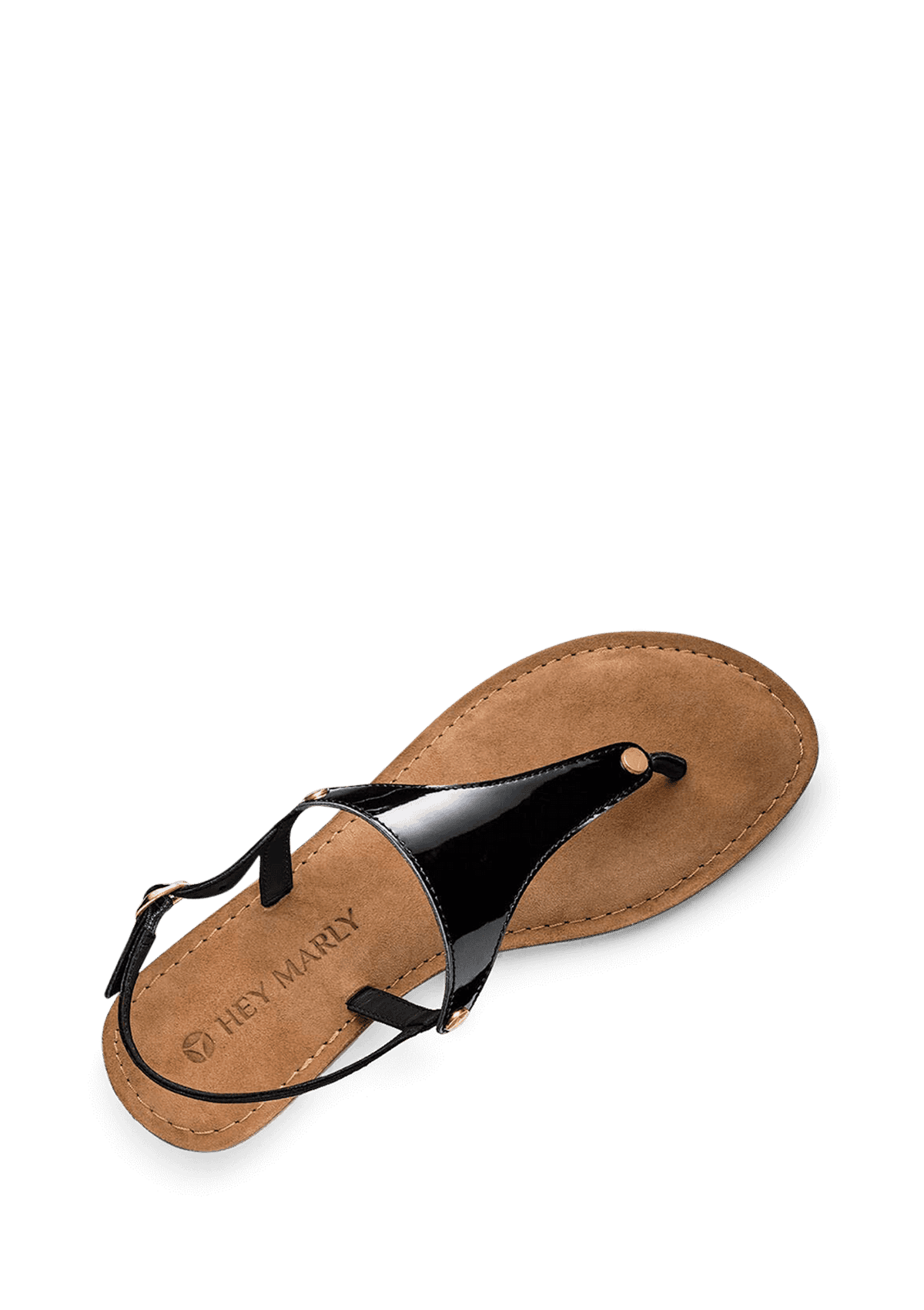 Seitenansicht auf neutralem Hintergrund des Produktes City Gloss in der Farbe Comfort Black