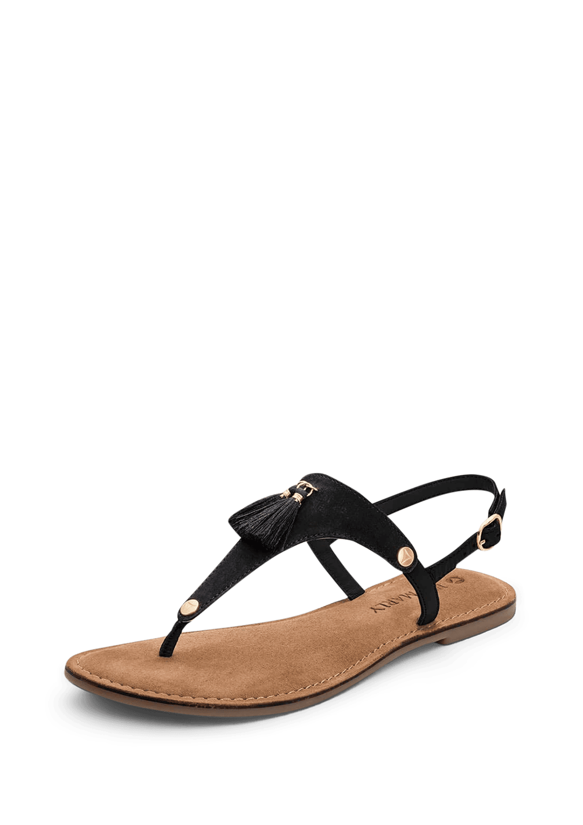 Frontalansicht auf neutralem Hintergrund des Produktes Pom de Paris in der Farbe Black