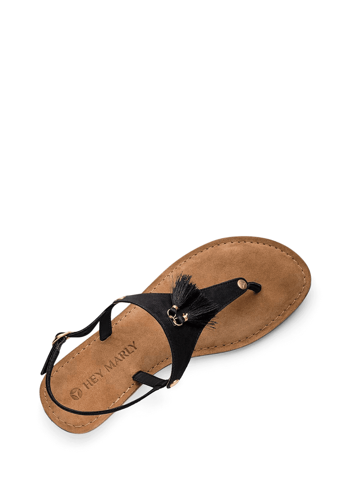 Seitenansicht auf neutralem Hintergrund des Produktes Pom de Paris in der Farbe Comfort Black