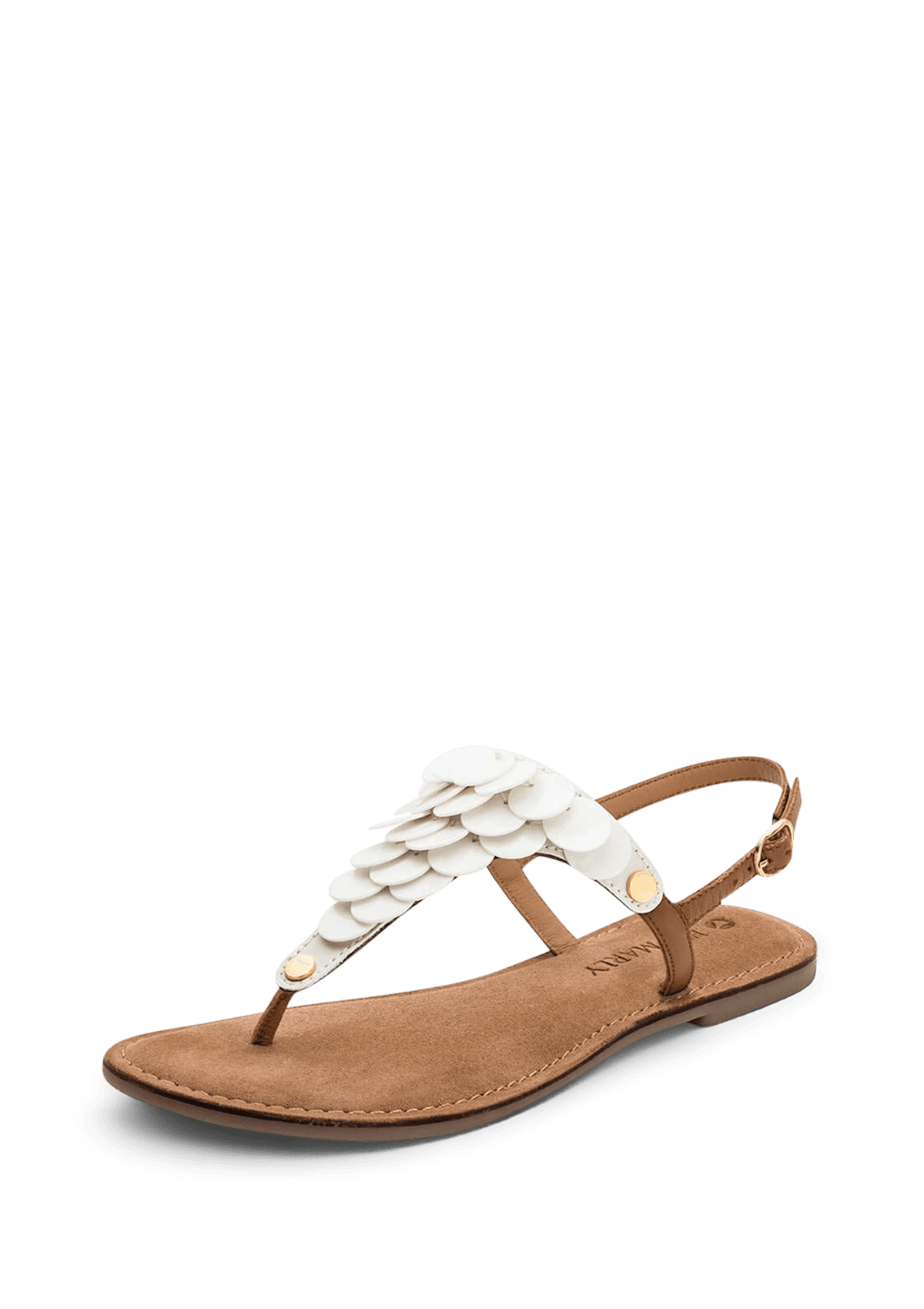 Frontalansicht auf neutralem Hintergrund des Produktes Shiny Plate in der Farbe Crema