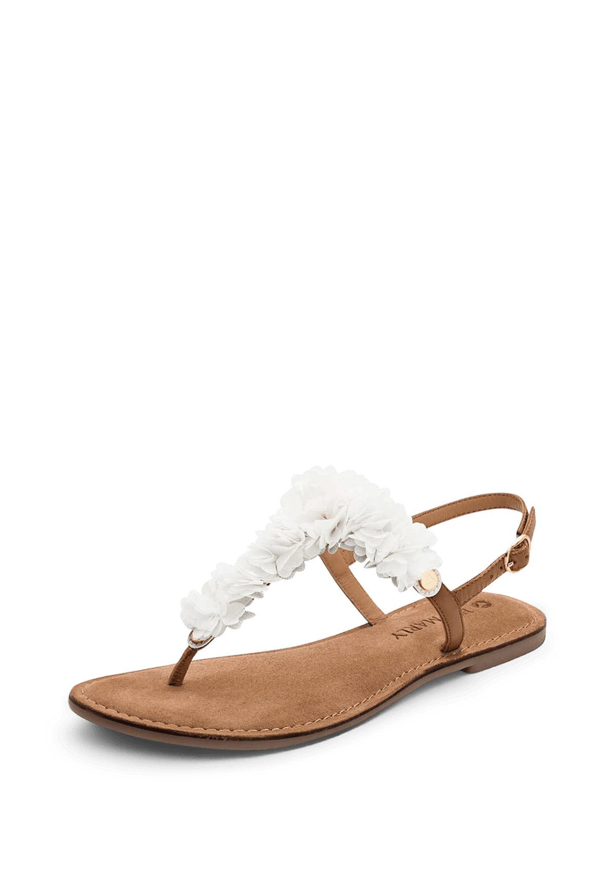 Frontalansicht auf neutralem Hintergrund des Produktes Soft Flower in der Farbe Comfort Cognac