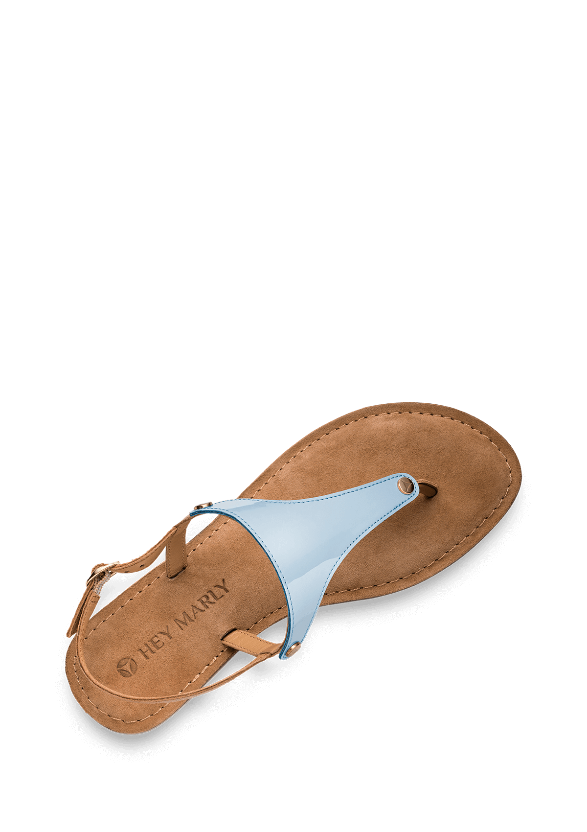 Seitenansicht auf neutralem Hintergrund des Produktes City Gloss in der Farbe Comfort Cognac