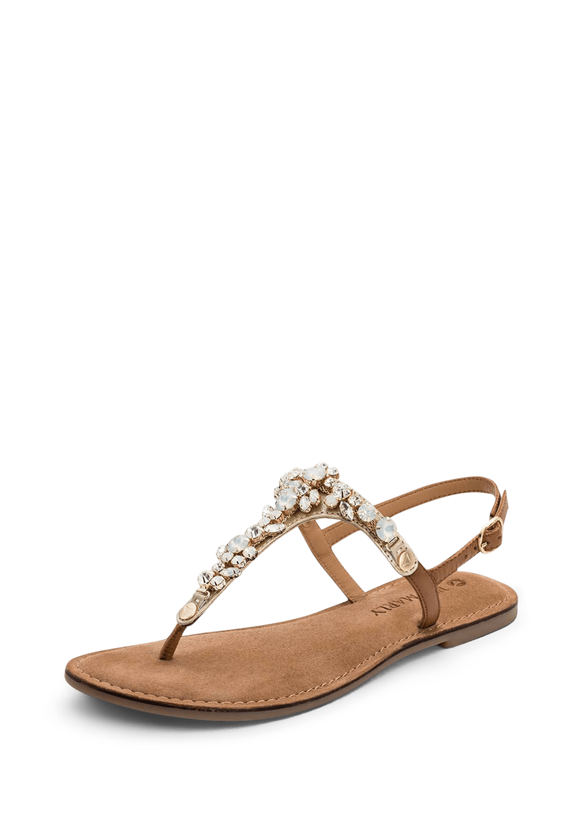 Frontalansicht auf neutralem Hintergrund des Produktes Brilliant Life in der Farbe Comfort Cognac Crystal