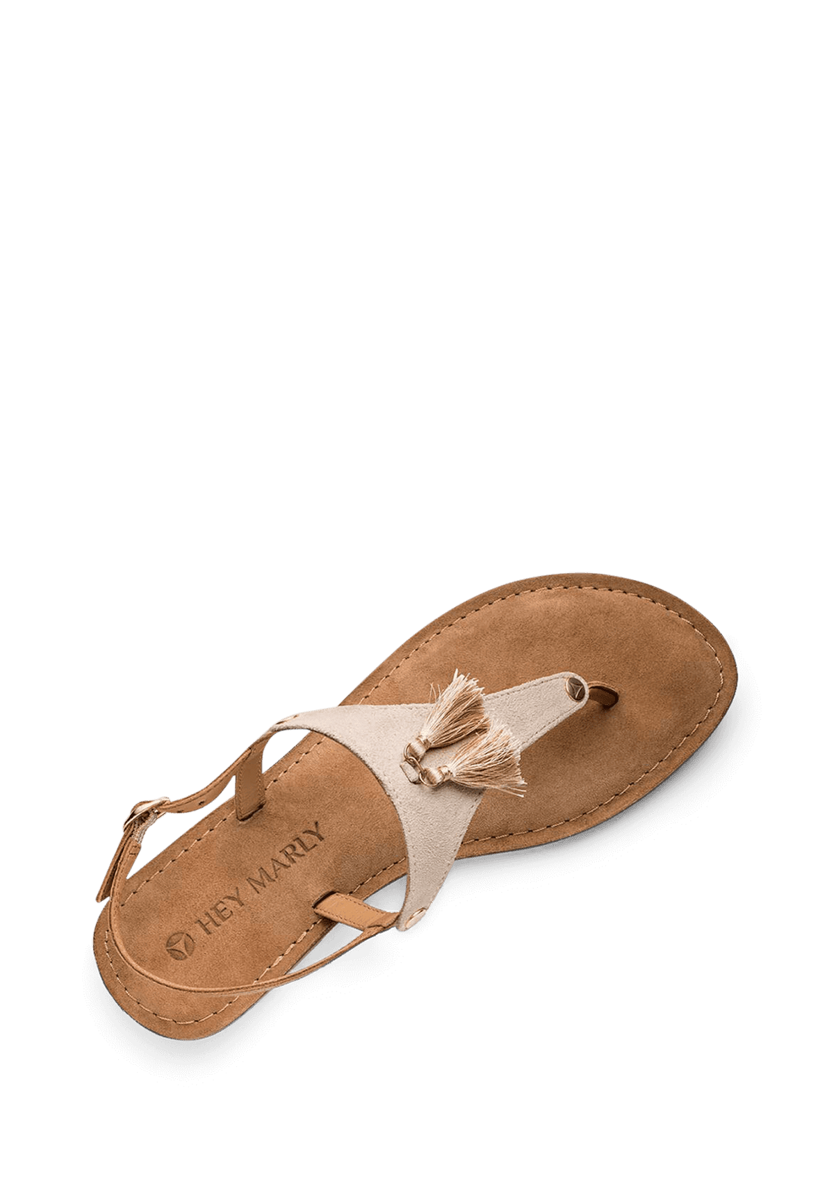 Seitenansicht auf neutralem Hintergrund des Produktes Pom de Paris in der Farbe Comfort Cognac Crema