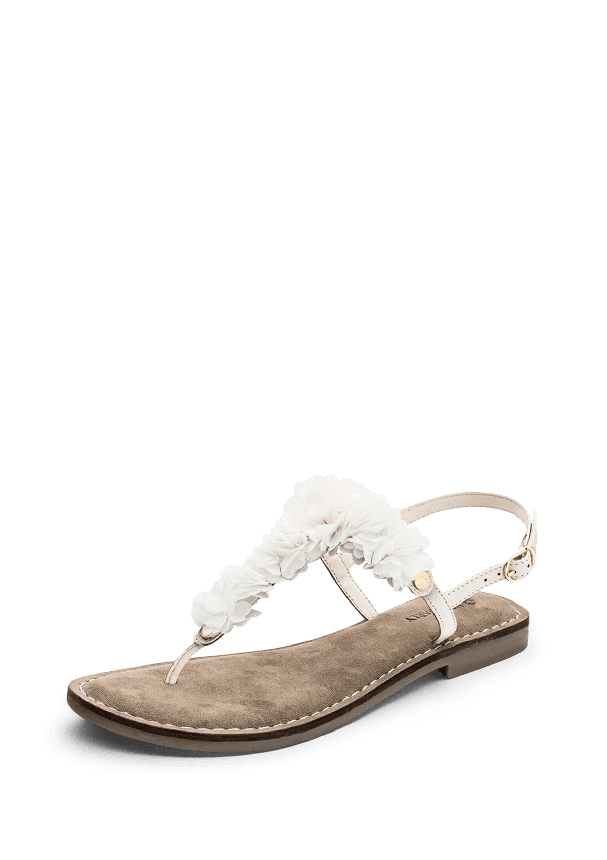 Frontalansicht auf neutralem Hintergrund des Produktes Soft Flower in der Farbe White