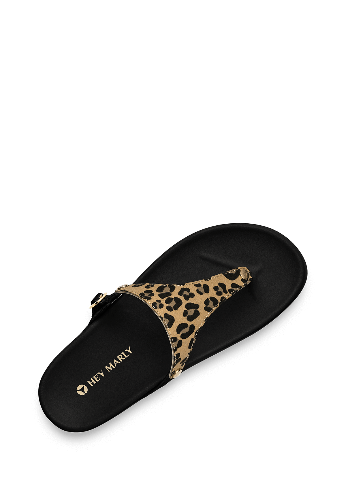 Seitenansicht auf neutralem Hintergrund des Produktes Animal Print in der Farbe Casual Clean Black