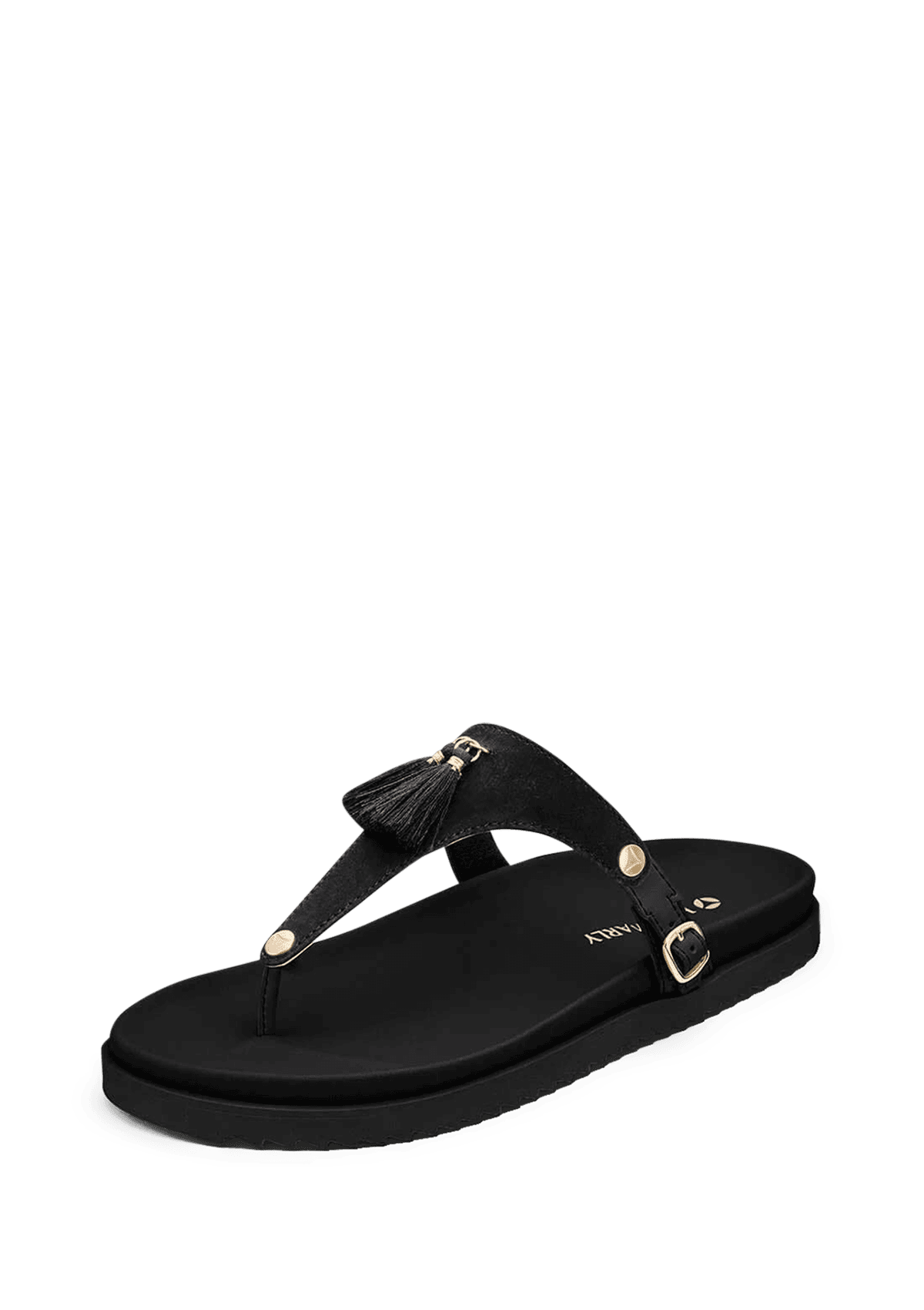 Frontalansicht auf neutralem Hintergrund des Produktes Pom de Paris in der Farbe Black