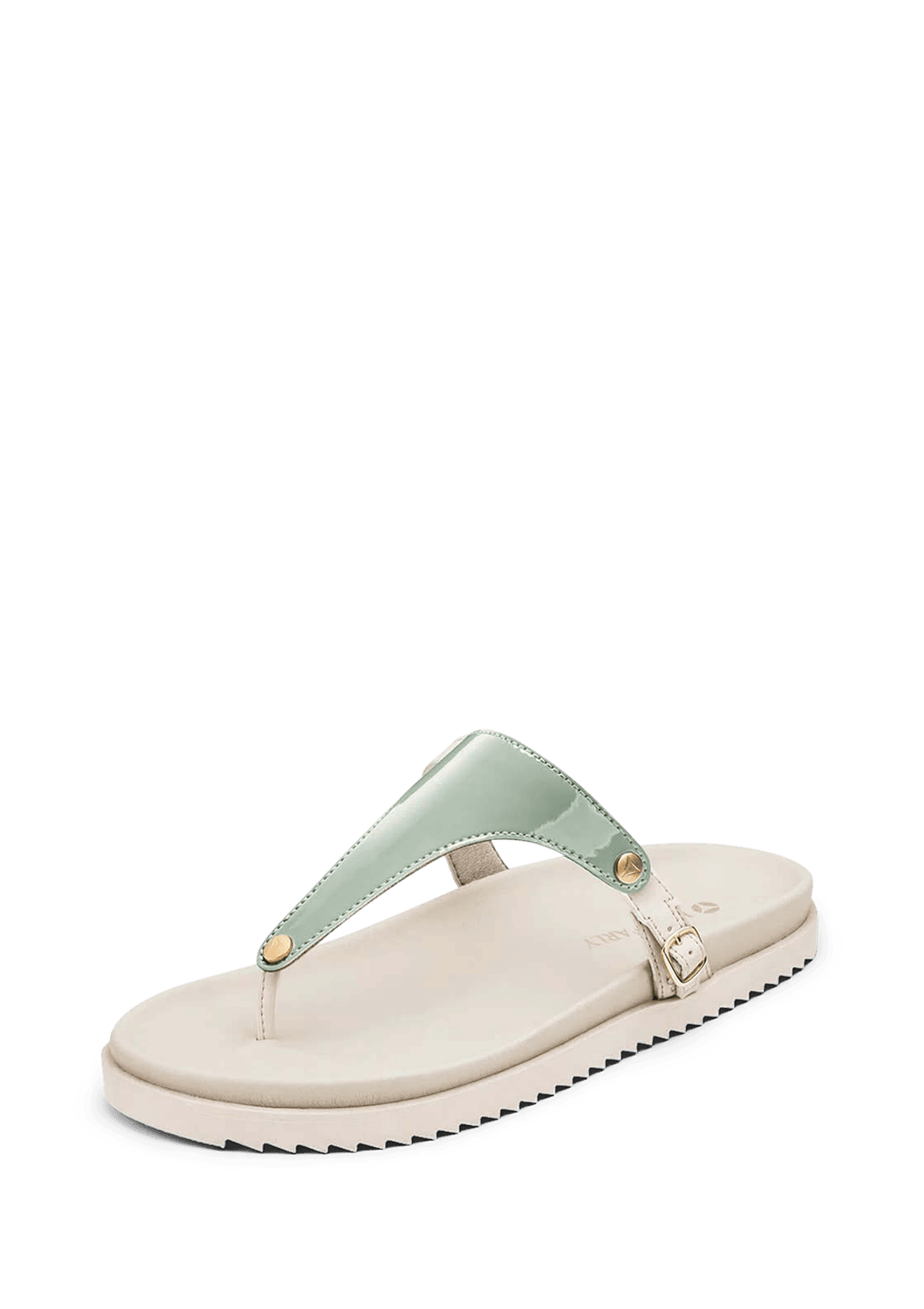 Frontalansicht auf neutralem Hintergrund des Produktes City Gloss in der Farbe Casual Clean Crema Mint