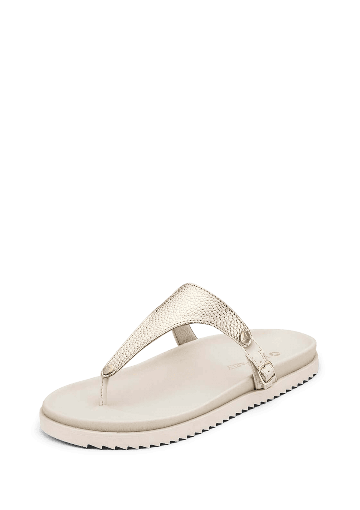 Frontalansicht auf neutralem Hintergrund des Produktes Mars Metallic in der Farbe Casual Clean Crema Gold