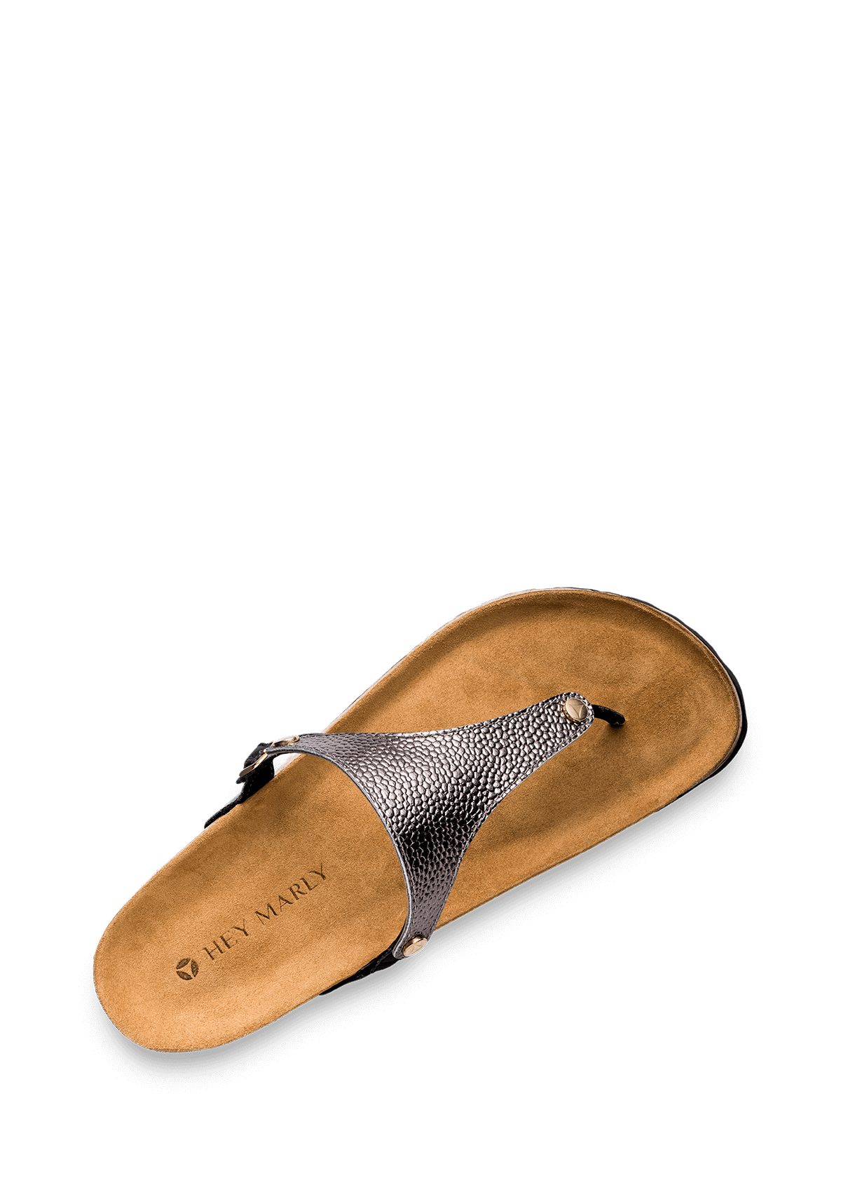 Seitenansicht auf neutralem Hintergrund des Produktes Mars Metallic in der Farbe Casual Cork Black