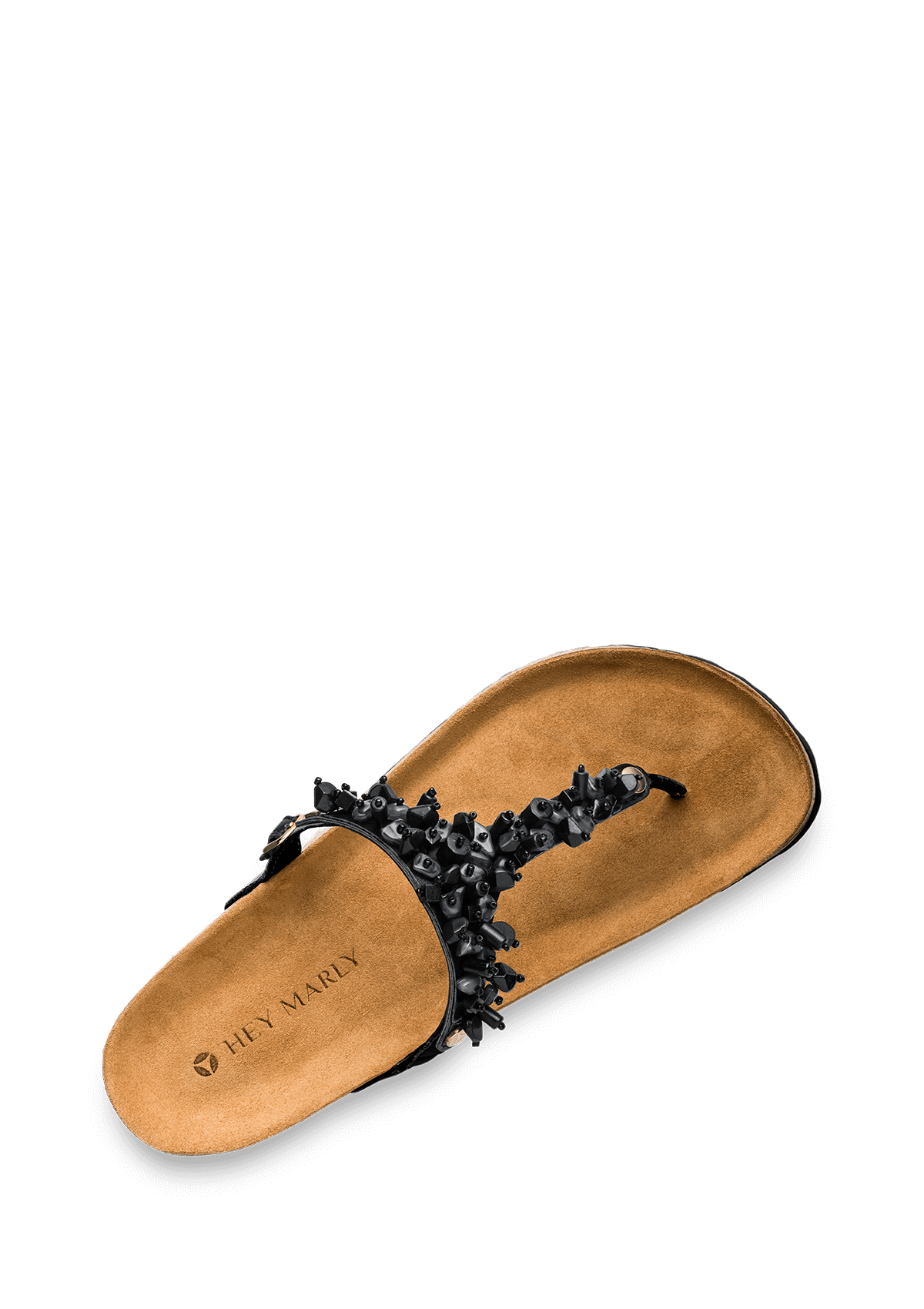 Seitenansicht auf neutralem Hintergrund des Produktes Majestic Moon in der Farbe Casual Cork Black