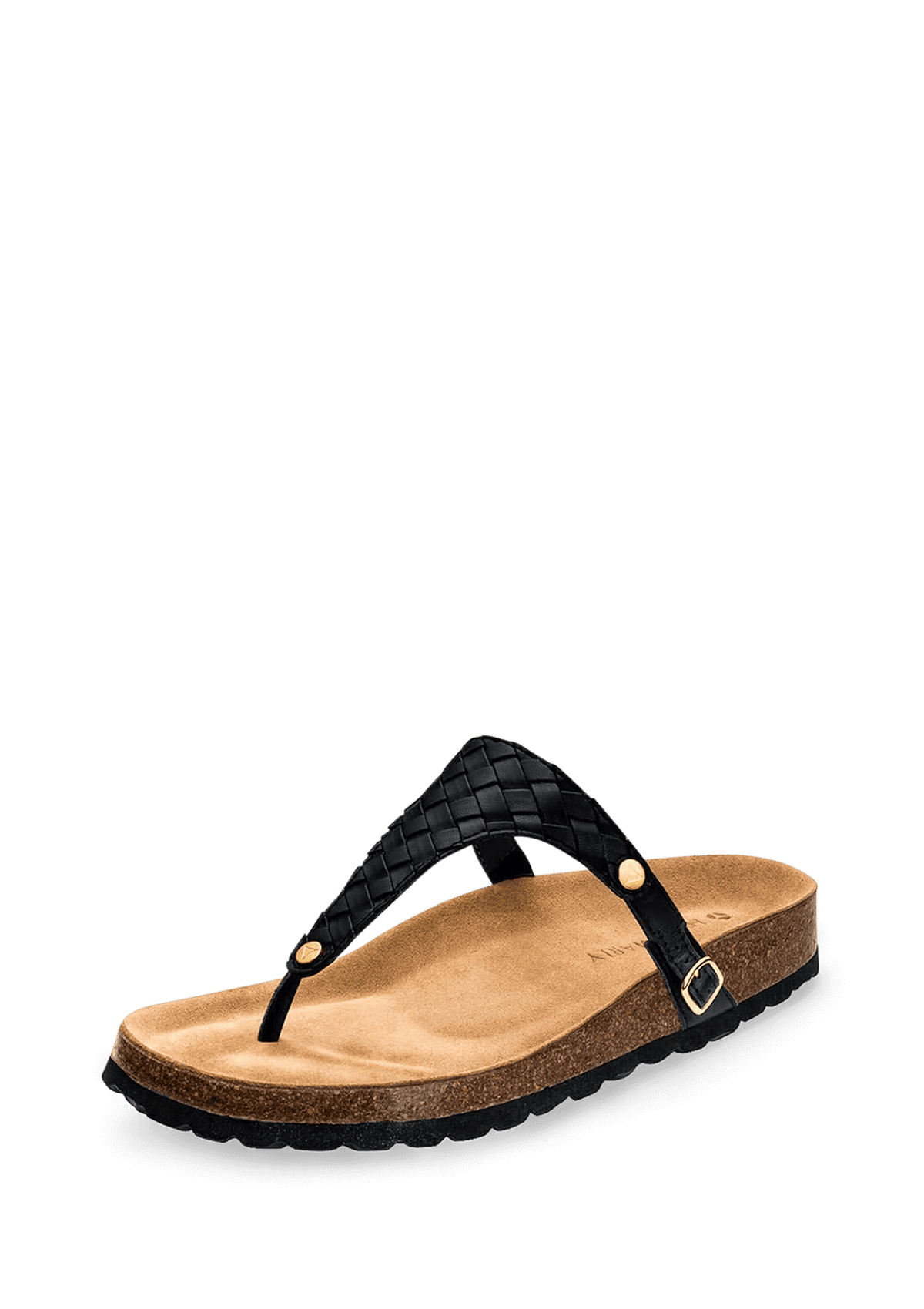 Frontalansicht auf neutralem Hintergrund des Produktes Urban Twist in der Farbe Casual Cork Black