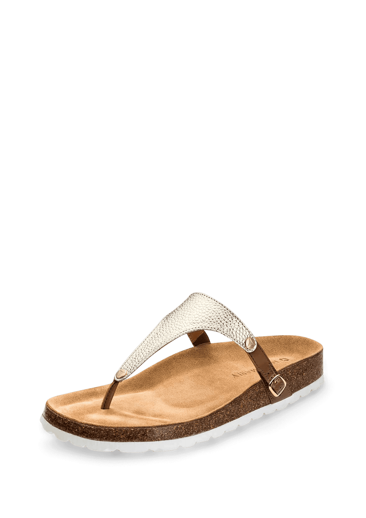 Frontalansicht auf neutralem Hintergrund des Produktes Mars Metallic in der Farbe Gold