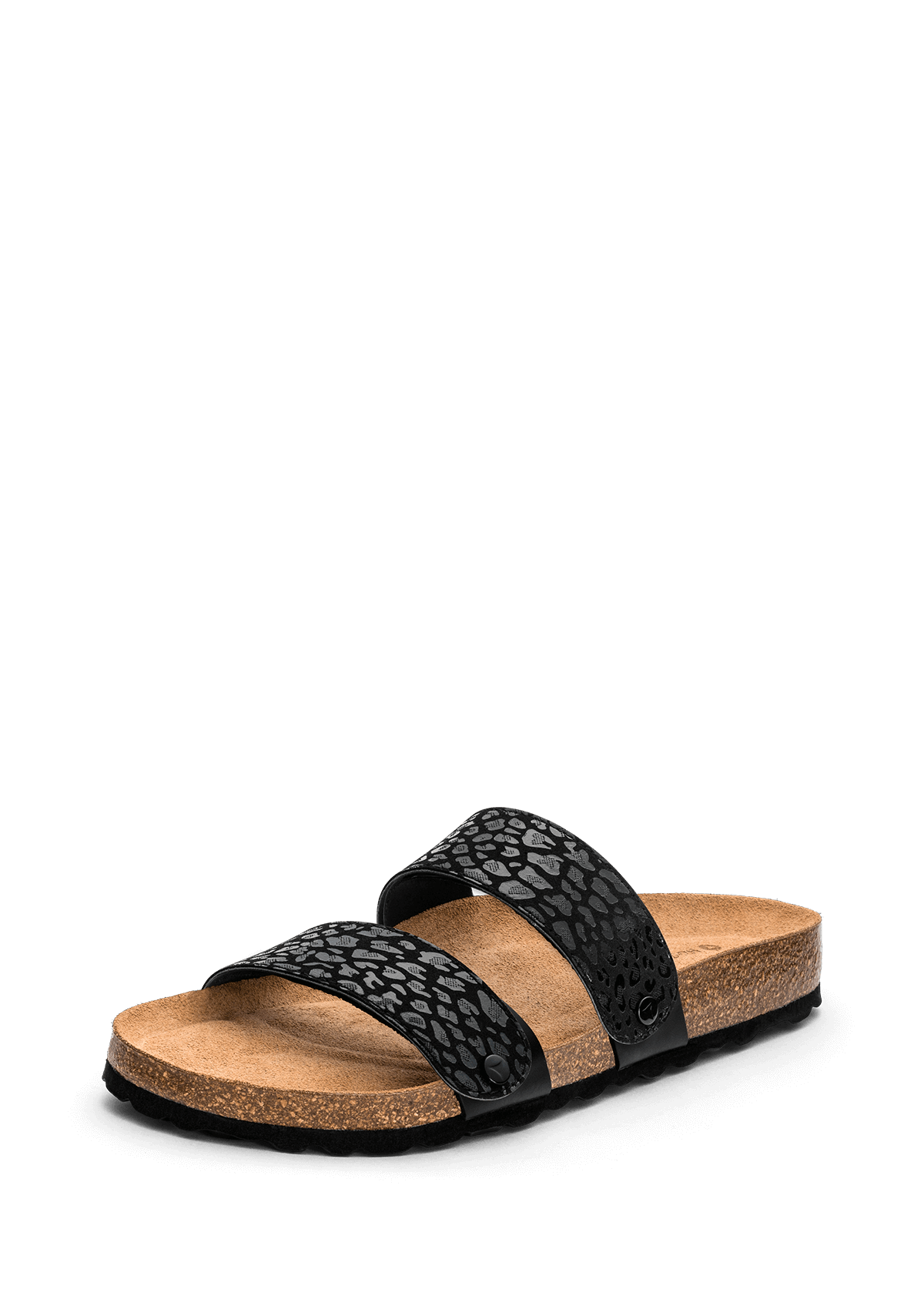 Animal Print - Casual Cork Black