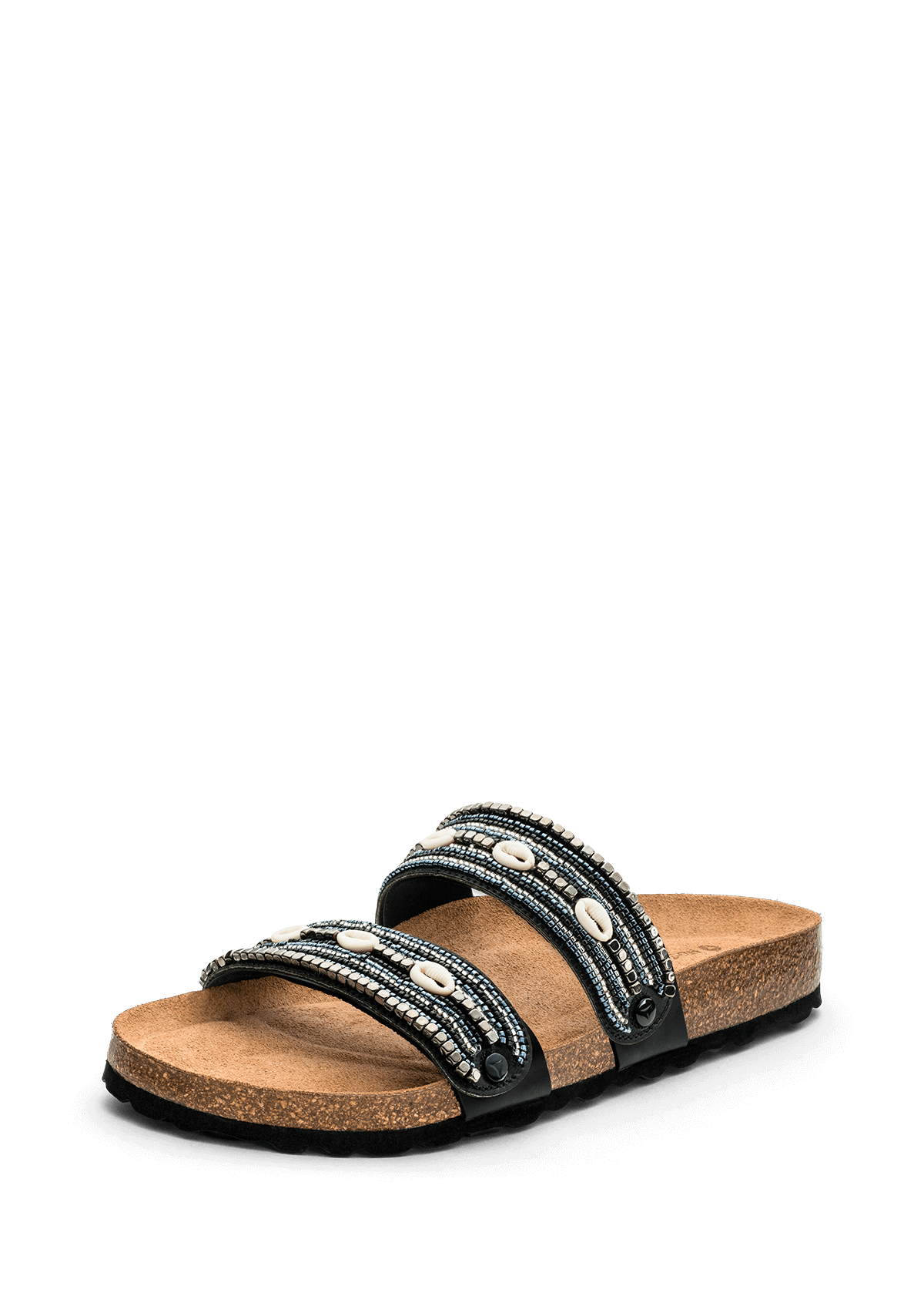 Ethno Shells - Casual Cork Black