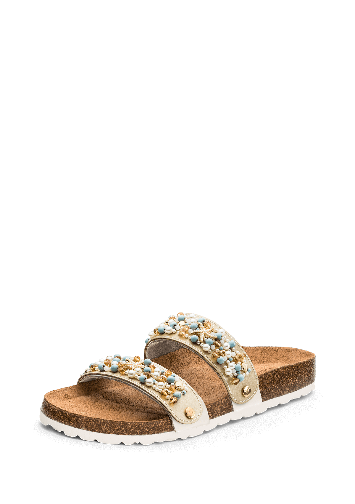 HeyMarly Zehentreter
  CASUAL CORK BAST CREMA TS main image 1