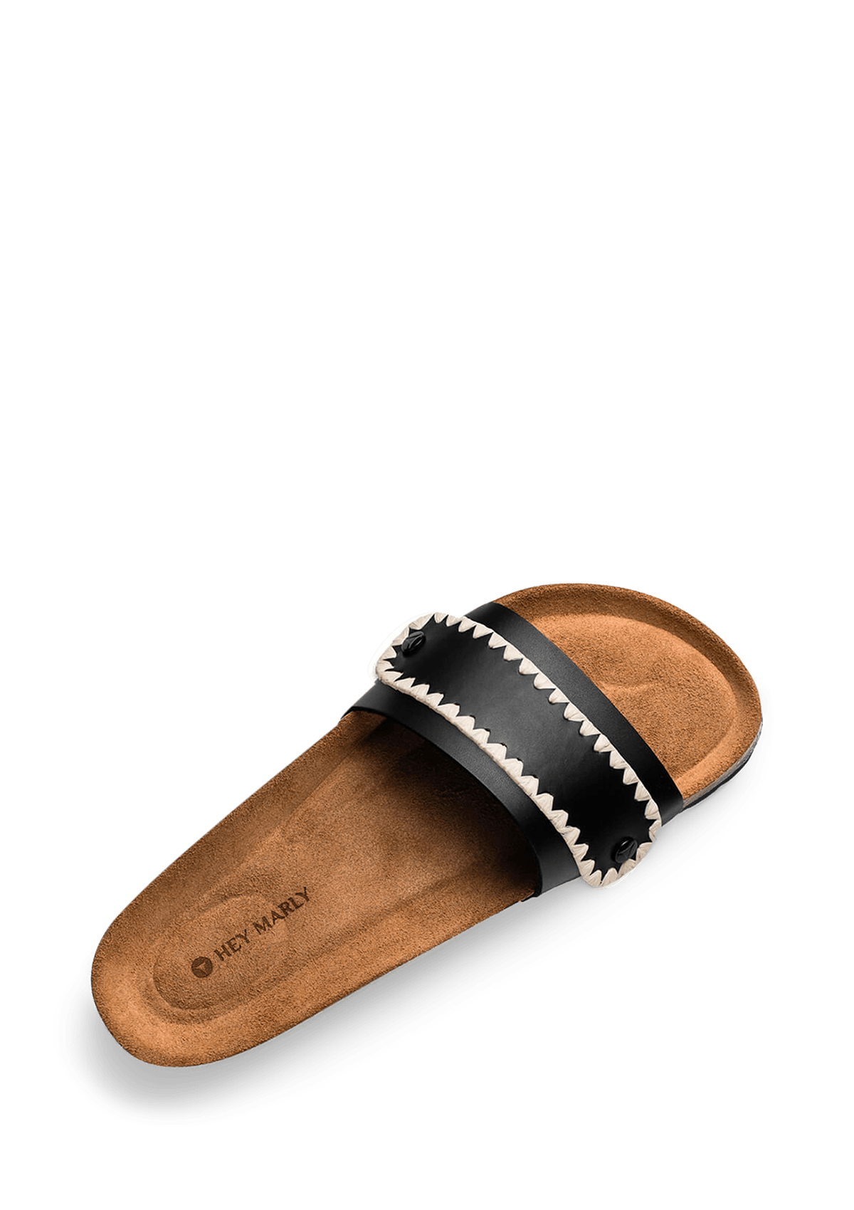 Seitenansicht auf neutralem Hintergrund des Produktes Summer Sensation in der Farbe Casual Cork Black