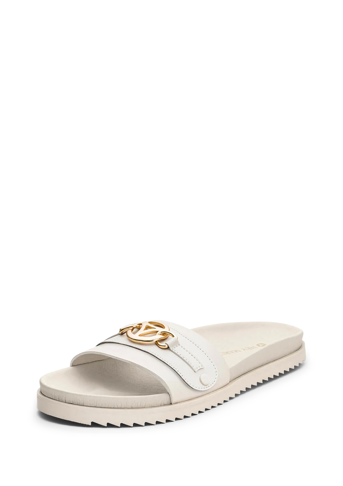 Frontalansicht auf neutralem Hintergrund des Produktes Golden Icon in der Farbe Casual Clean Crema