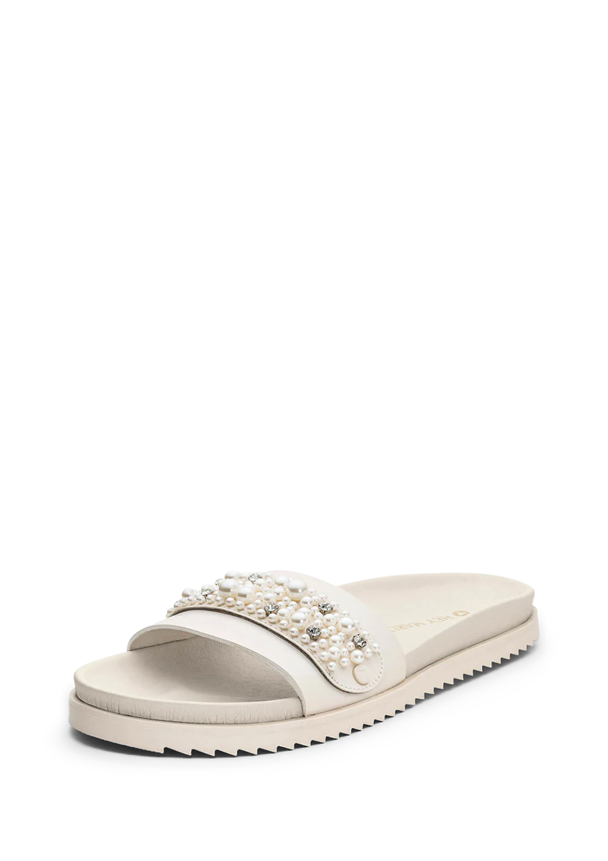 Frontalansicht auf neutralem Hintergrund des Produktes Precious Pearl in der Farbe Casual Clean Crema