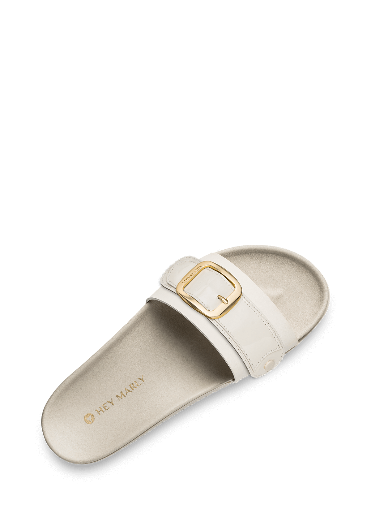 Seitenansicht auf neutralem Hintergrund des Produktes City Gloss in der Farbe Casual Clean Crema