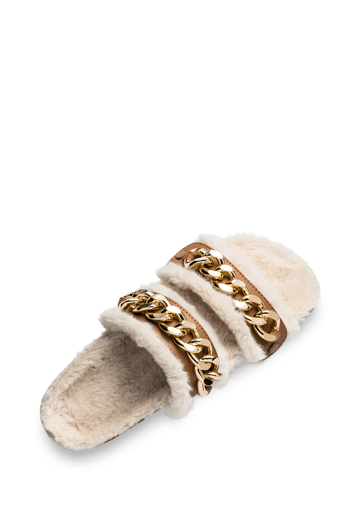 Gold Chain - Casual Cork Fur Cognac