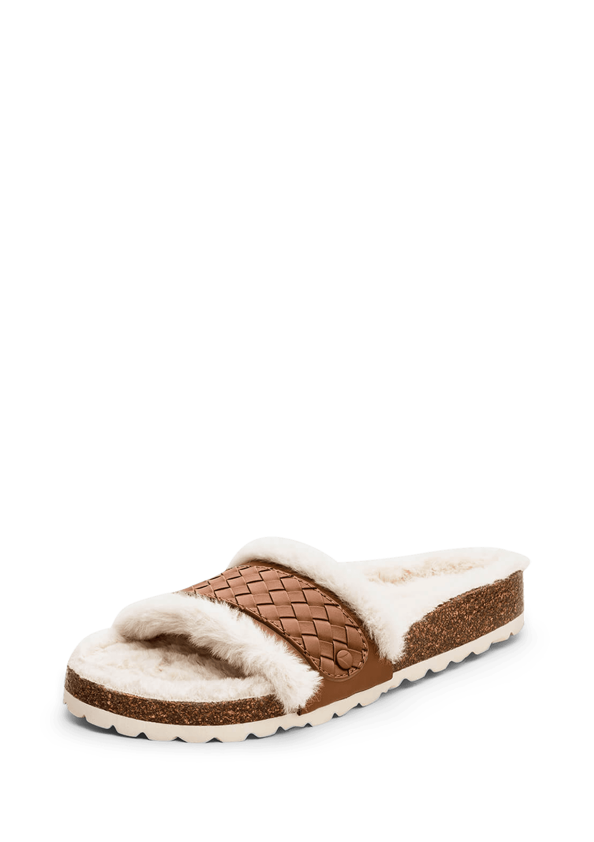 Frontalansicht auf neutralem Hintergrund des Produktes Urban Twist in der Farbe Cognac