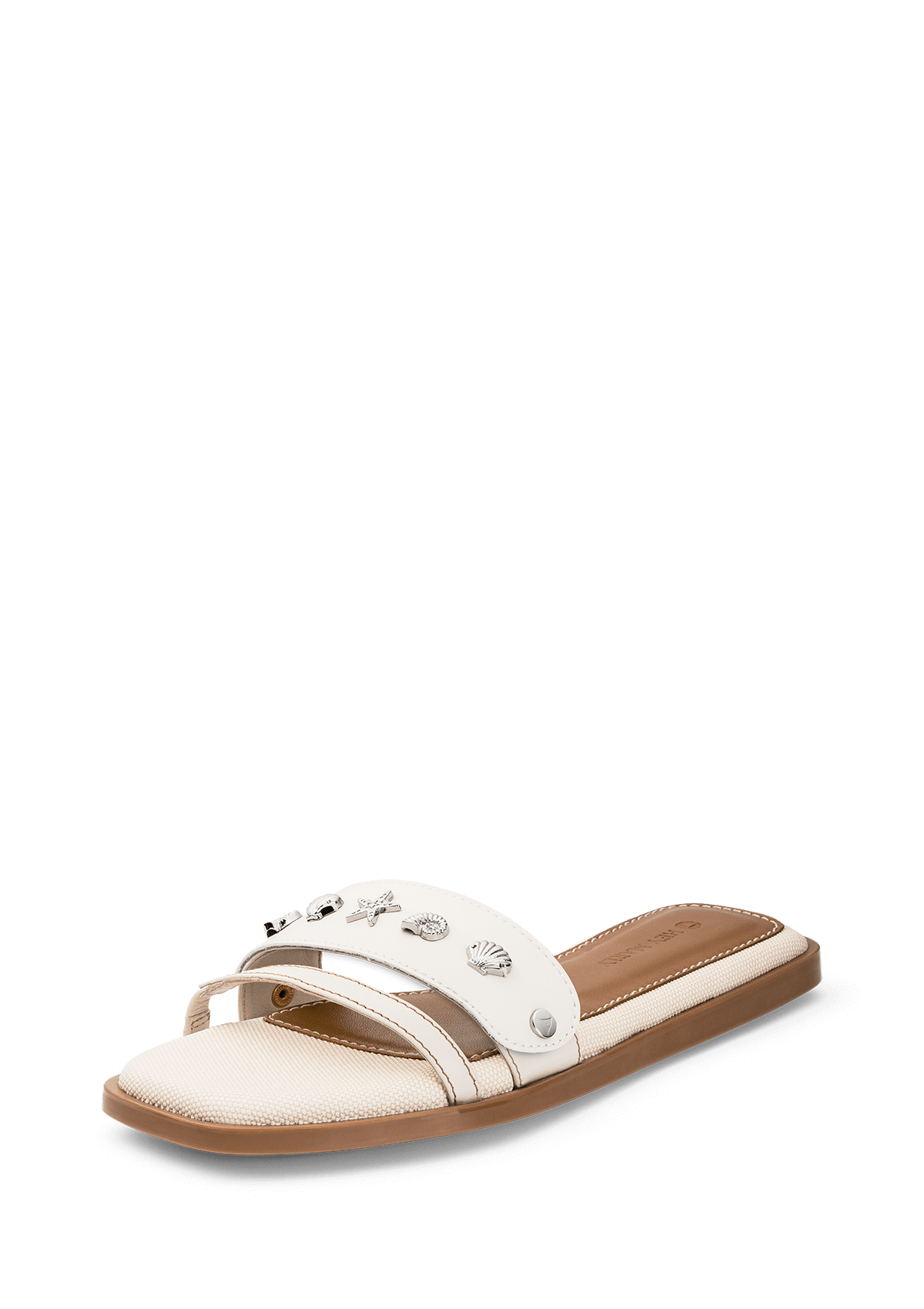 Produktabbildung auf neutralem Hintergrund des Produktes Coastal Star in der Farbe Chic Canvas Crema-Cognac