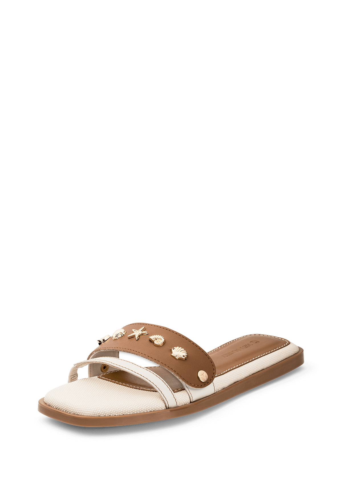 Produktabbildung auf neutralem Hintergrund des Produktes Coastal Star in der Farbe Chic Canvas Crema-Cognac