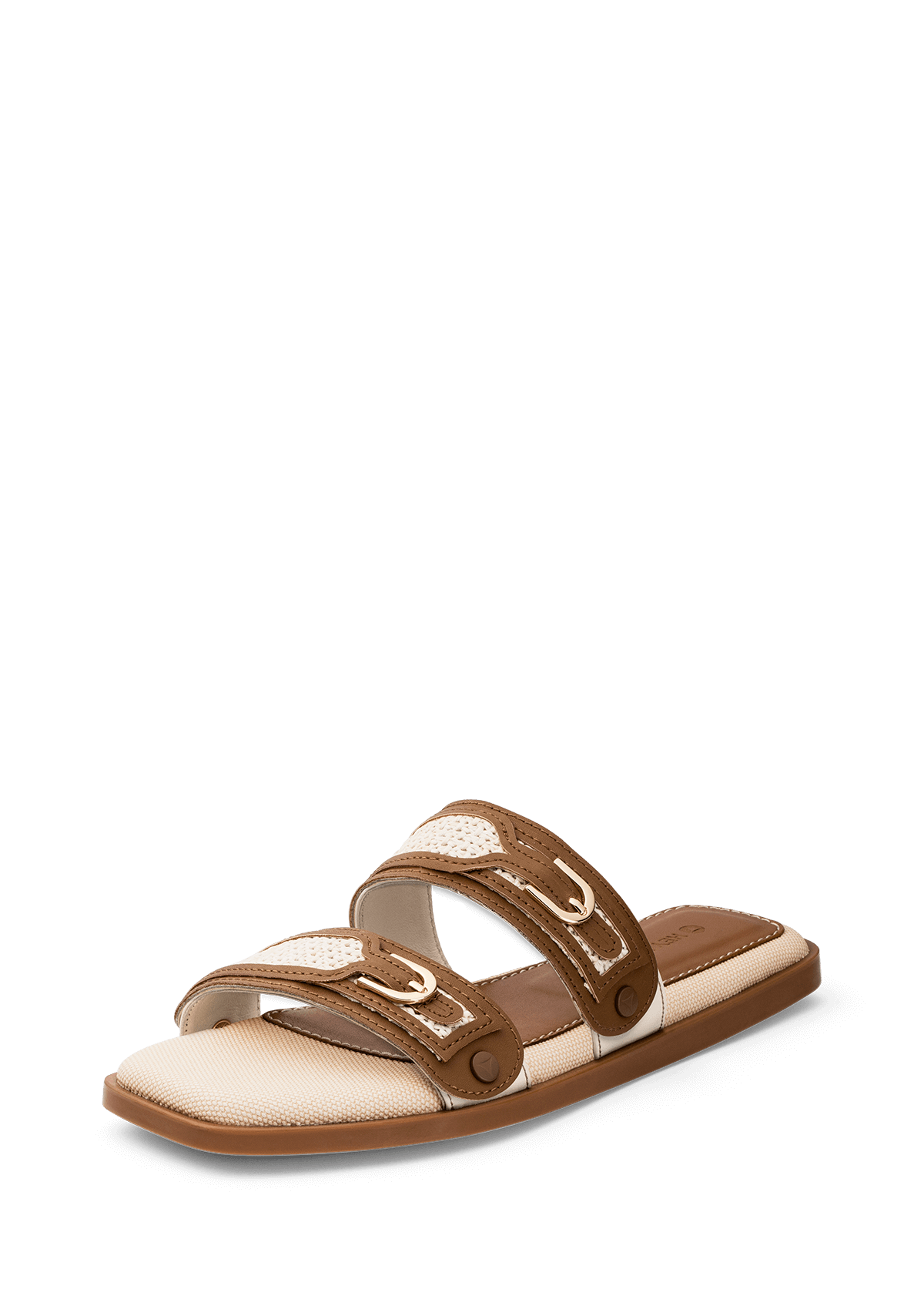 Produktabbildung auf neutralem Hintergrund des Produktes Urban Summer in der Farbe Chic Canvas Crema-Cognac