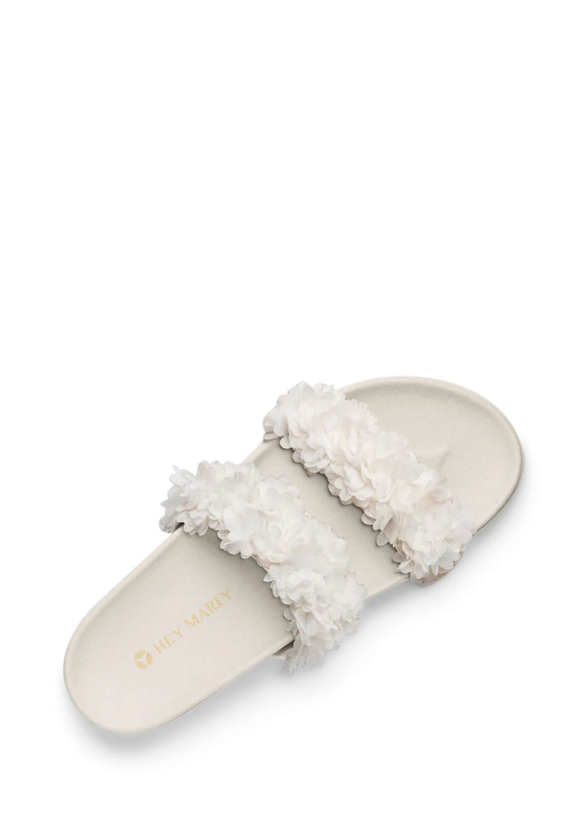 Seitenansicht auf neutralem Hintergrund des Produktes Soft Flower in der Farbe Casual Clean Crema