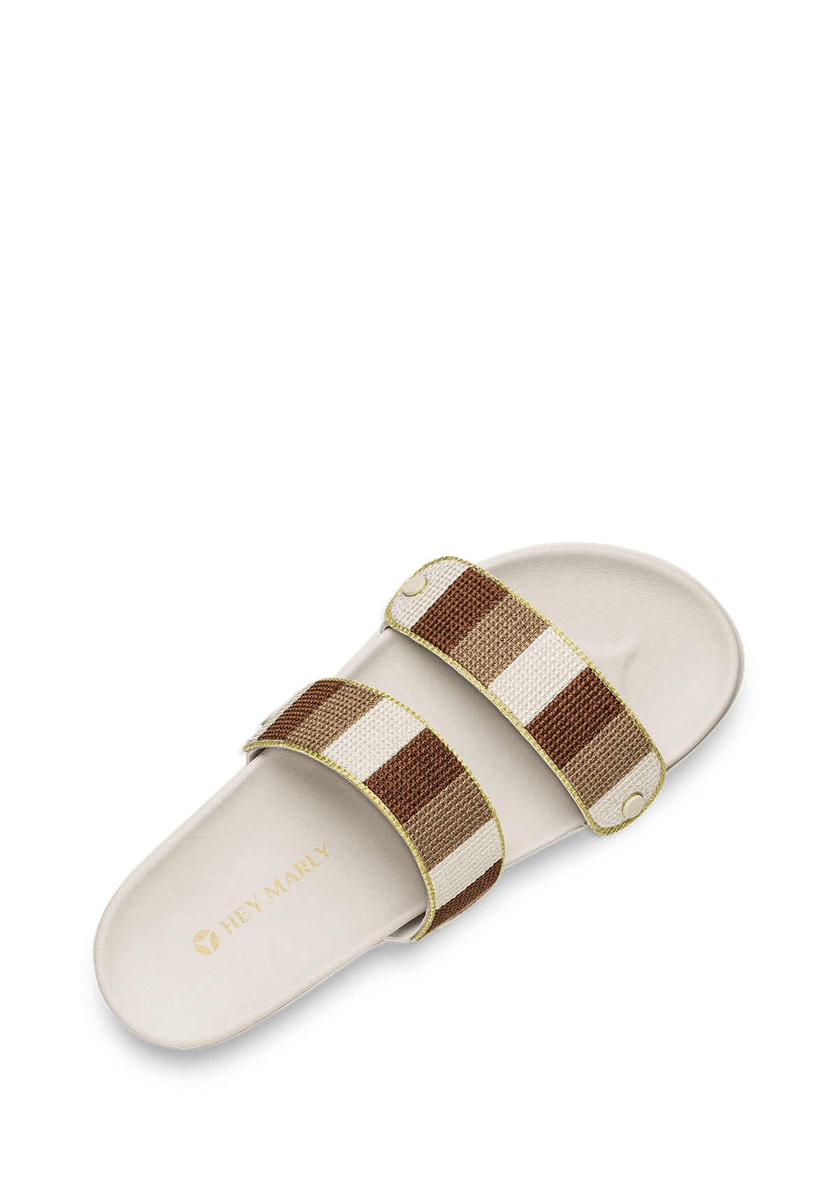 Seitenansicht auf neutralem Hintergrund des Produktes Summer Stripe in der Farbe Casual Clean Crema