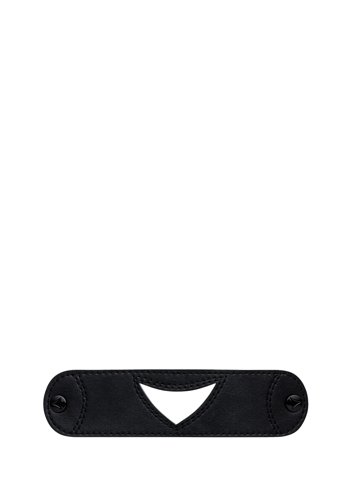 Frontalansicht auf neutralem Hintergrund des Produktes Plain Penny in der Farbe Black