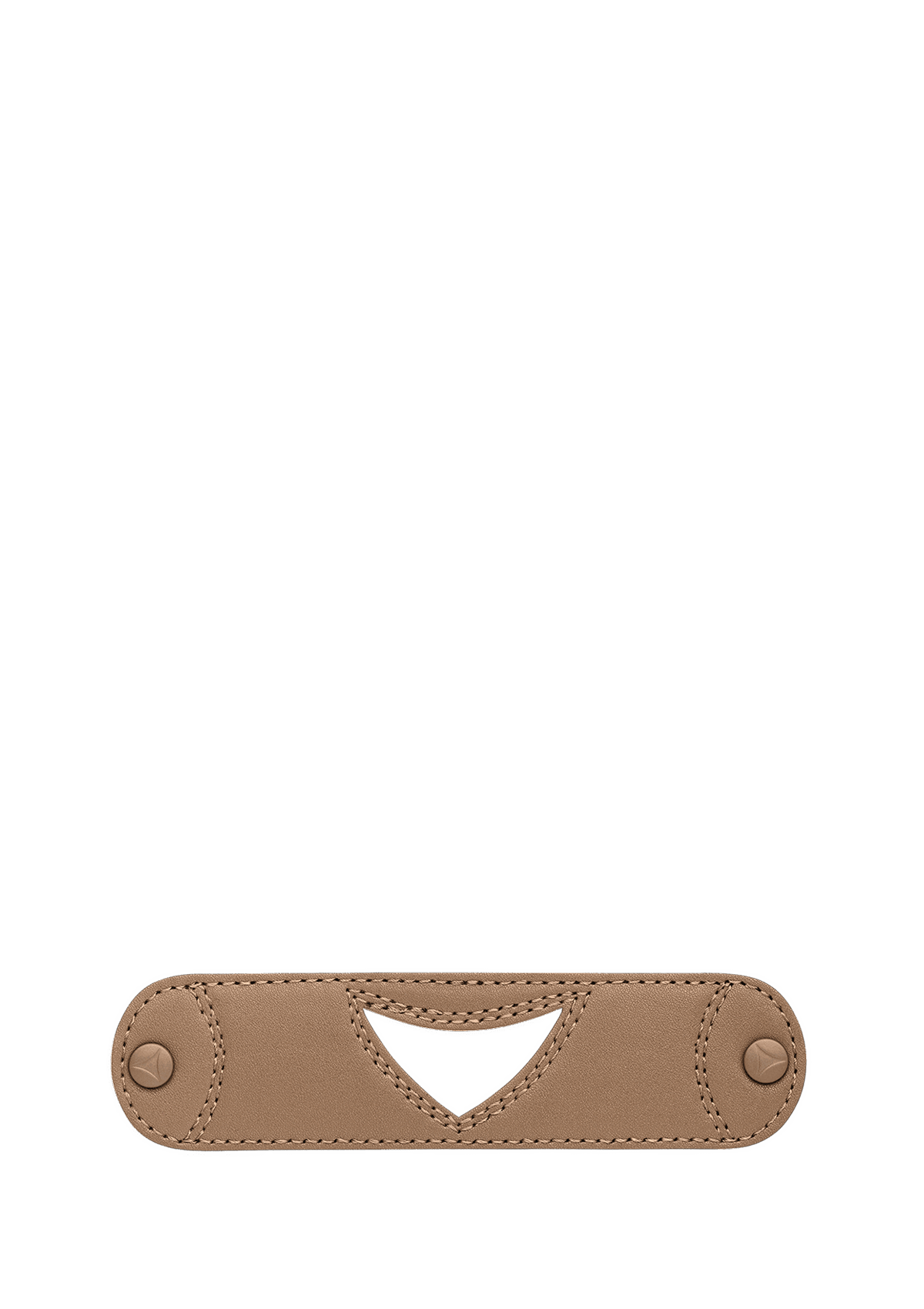 Frontalansicht auf neutralem Hintergrund des Produktes Plain Penny in der Farbe Sand