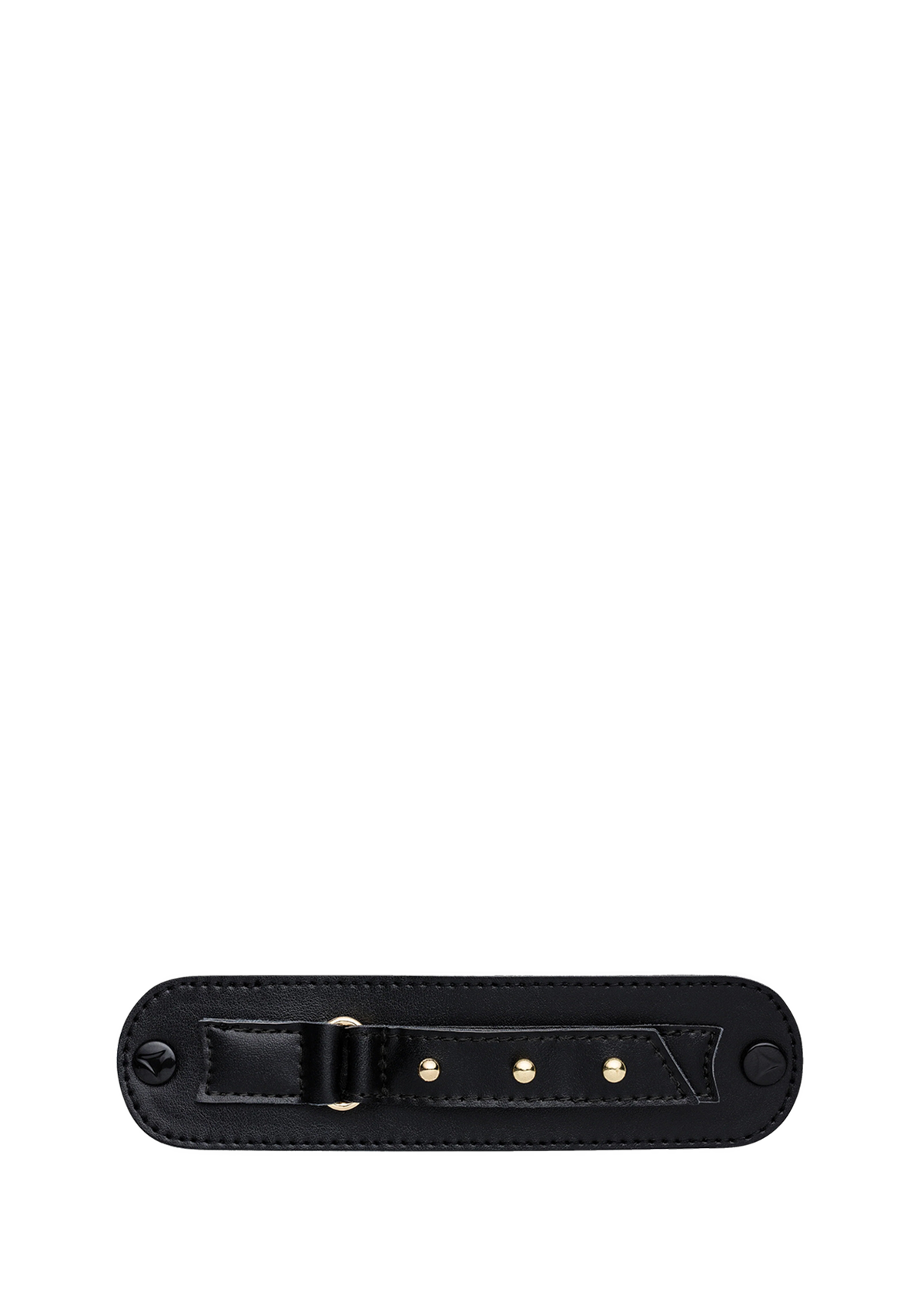 Frontalansicht auf neutralem Hintergrund des Produktes Pin Stud in der Farbe Black