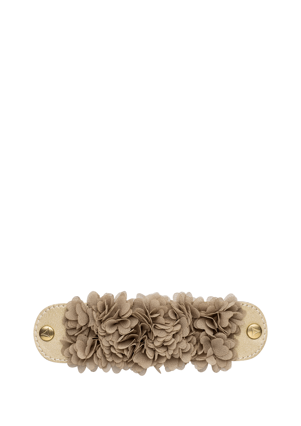 Produktabbildung auf neutralem Hintergrund des Produktes Soft Flower in der Farbe Gold-Sand