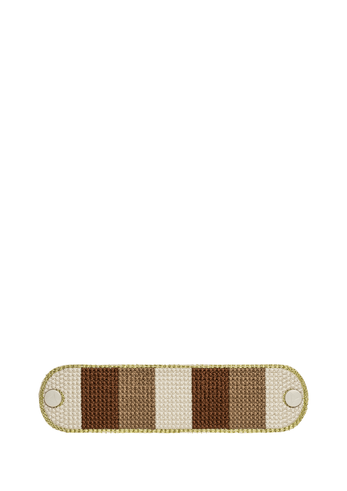 Produktabbildung auf neutralem Hintergrund des Produktes Summer Stripe in der Farbe Crema Sand Cognac