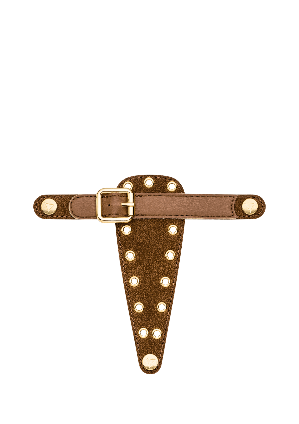 Produktabbildung auf neutralem Hintergrund des Produktes Eyelet Classic in der Farbe Cognac