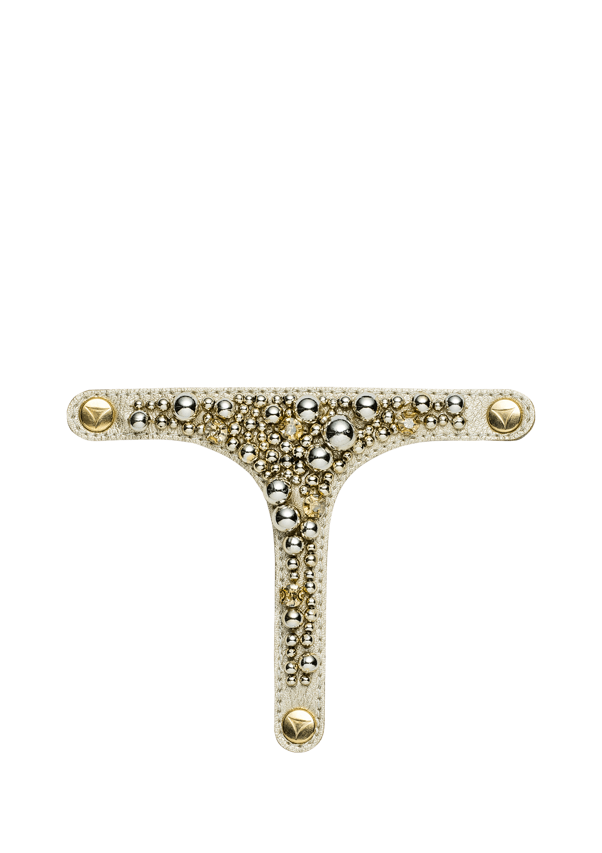 Frontalansicht auf neutralem Hintergrund des Produktes Precious Pearl in der Farbe Light Gold