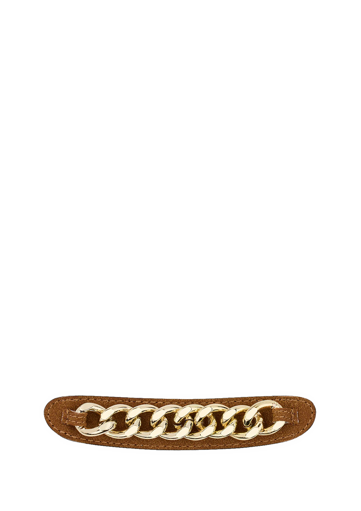 Gold Chain Loop - Cognac