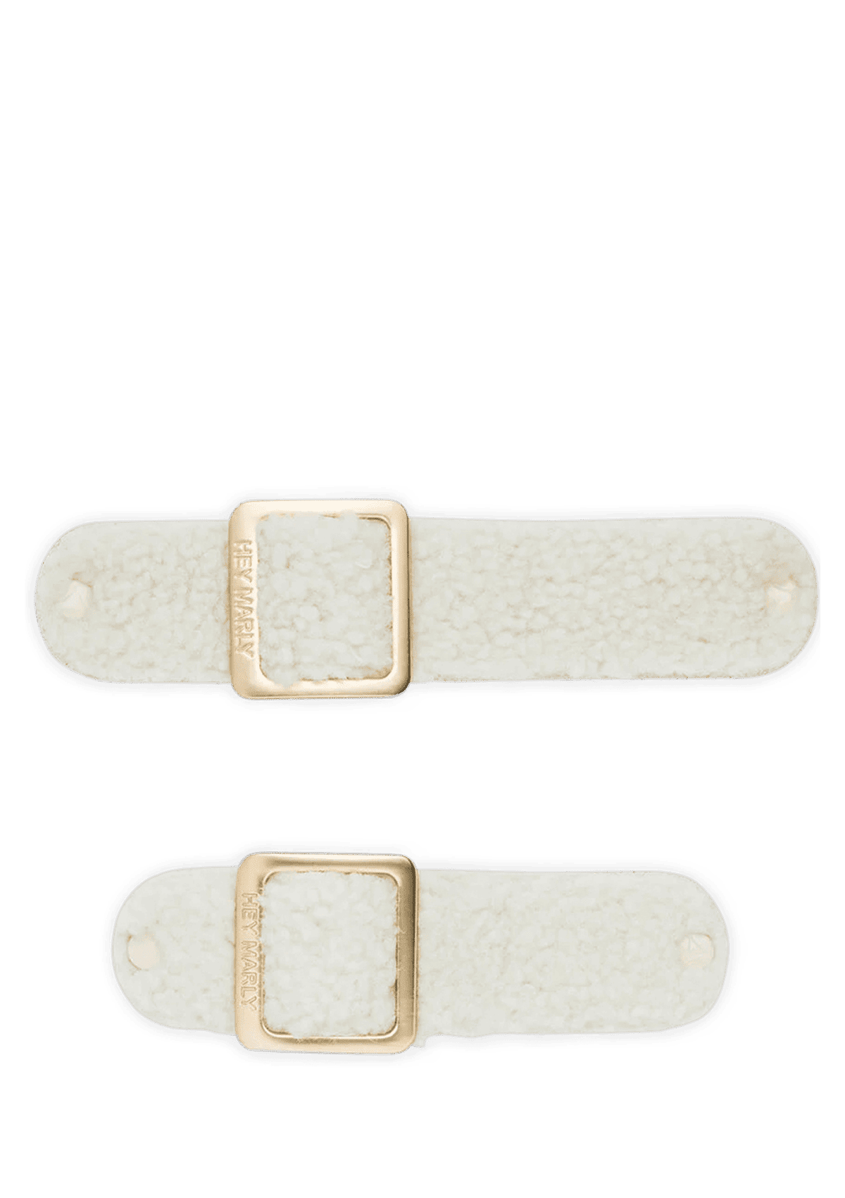 Frontalansicht auf neutralem Hintergrund des Produktes Teddy in der Farbe Crema